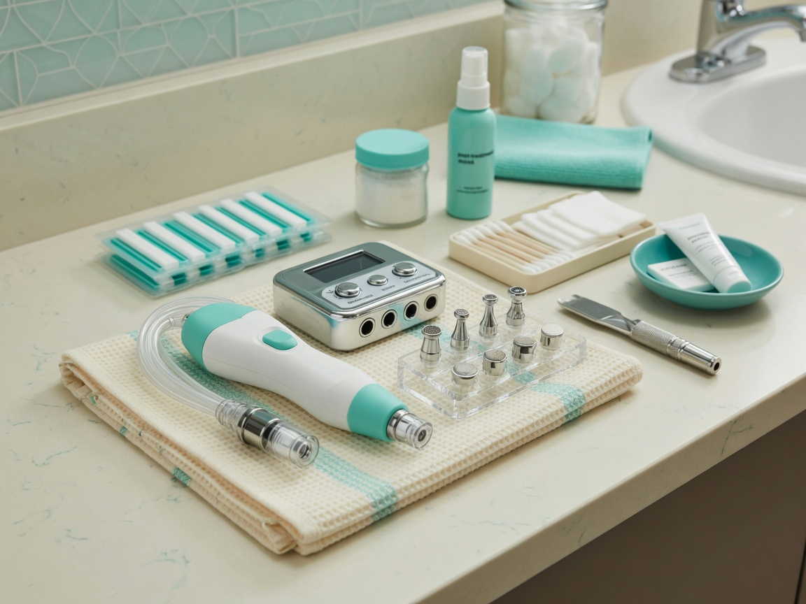 Dermabrasion cosmetology treatment