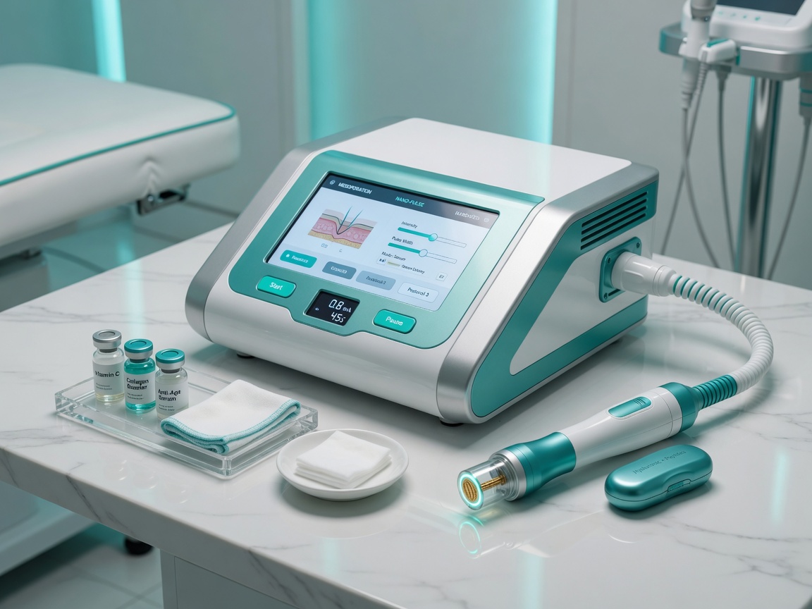Non-invasive mesoporation cosmetology